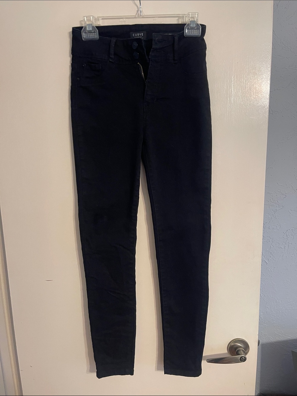 Black Curve Appeal High-Rise Skinny Jeans